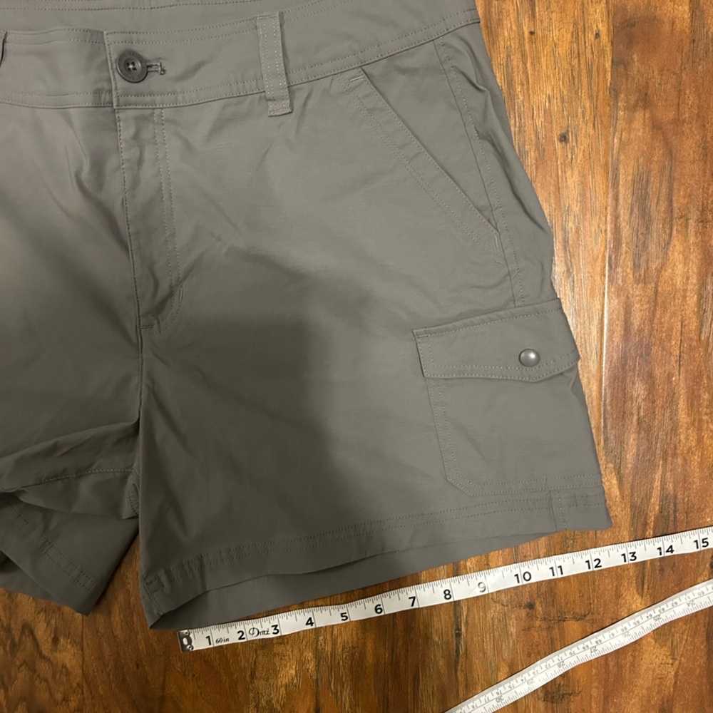Charcoal Gray Cargo Shorts With Pockets Eddie Bauer Summer Outdoors Camping - Picture 7 of 10